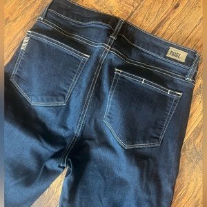 Women’s dark denim skinny jeans size 29 Paige brand